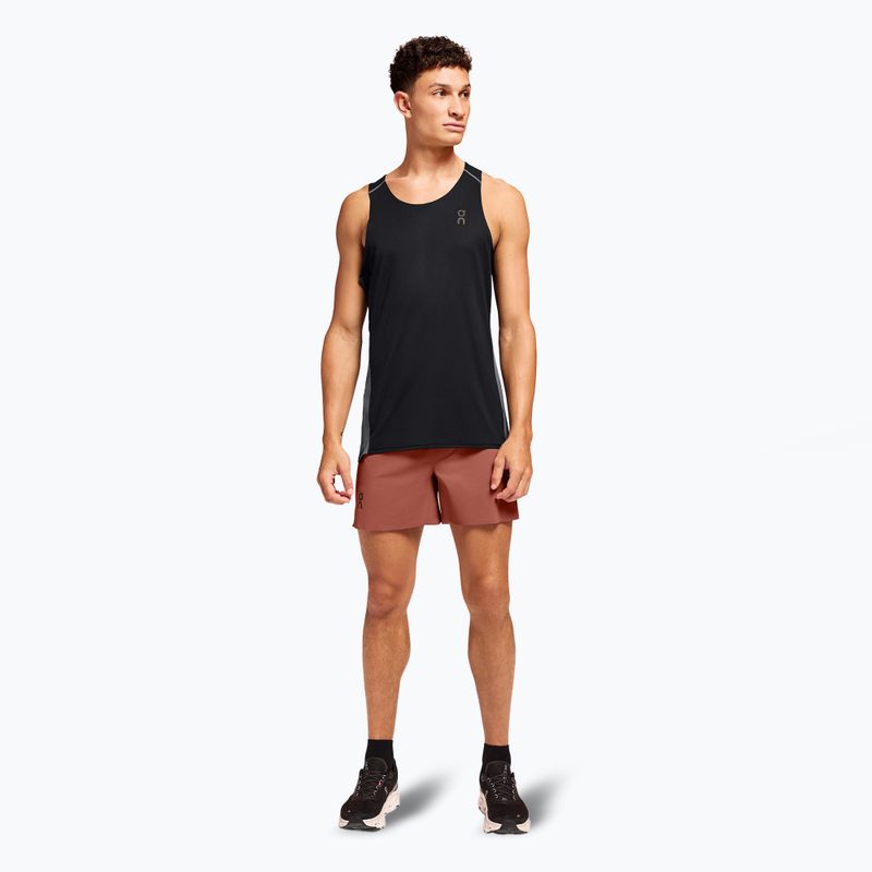 Vyriškas bėgimo tank topas On Running Performance Tank black/eclipse 2