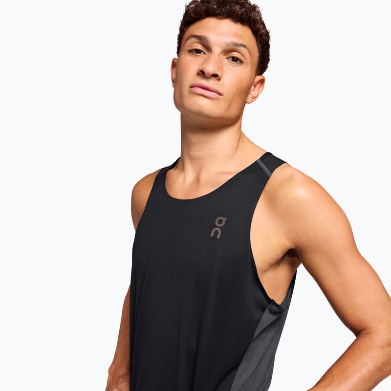 Vyriškas bėgimo tank topas On Running Performance Tank black/eclipse 5