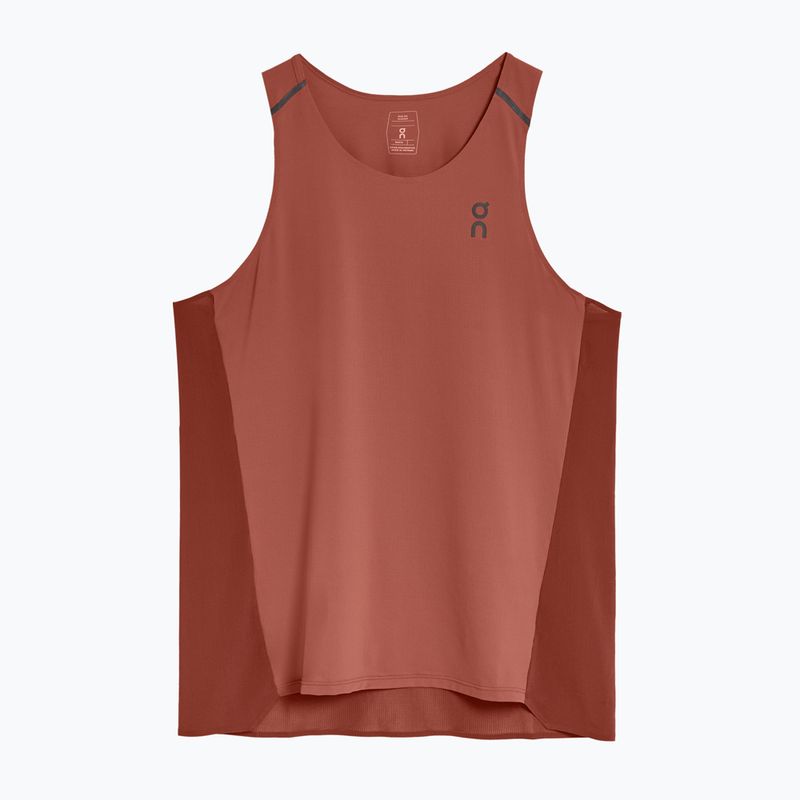 Vyriškas bėgimo tank topas On Performance Tank auburn/ruby