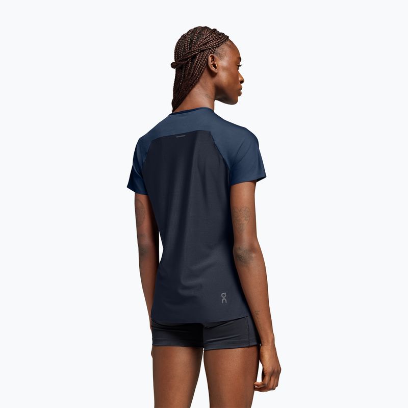Moteriški bėgimo marškinėliai On Performance-T denim/navy 3