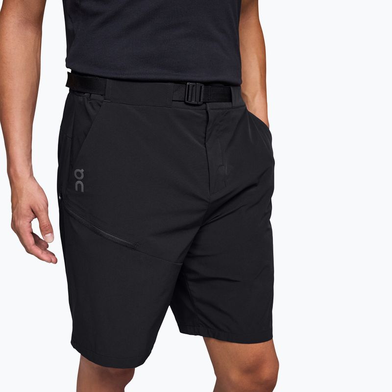Vyriški žygio šortai On Running Trek black 5
