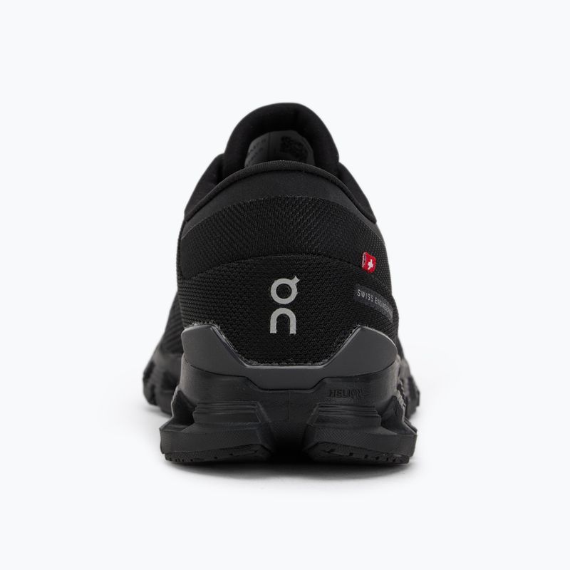 Vyriški bėgimo bateliai On Cloud X 4 black/eclipse 6