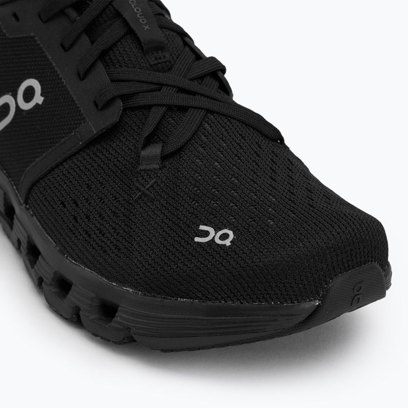 Vyriški bėgimo bateliai On Running Cloud X 4 black/eclipse 7
