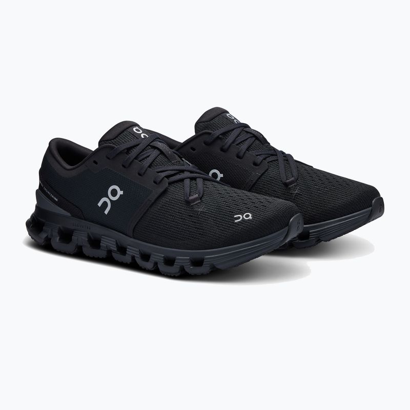Moteriški bėgimo bateliai On Cloud X 4 black/eclipse 8
