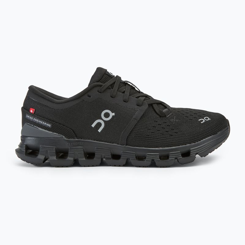 Moteriški bėgimo bateliai On Cloud X 4 black/eclipse 2