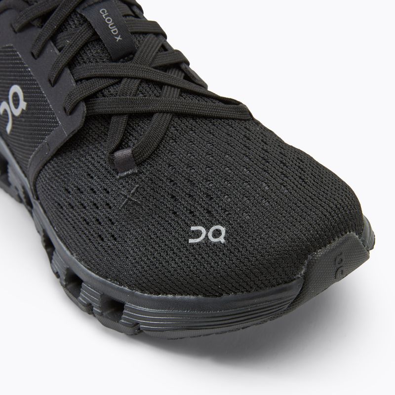 Moteriški bėgimo bateliai On Cloud X 4 black/eclipse 7