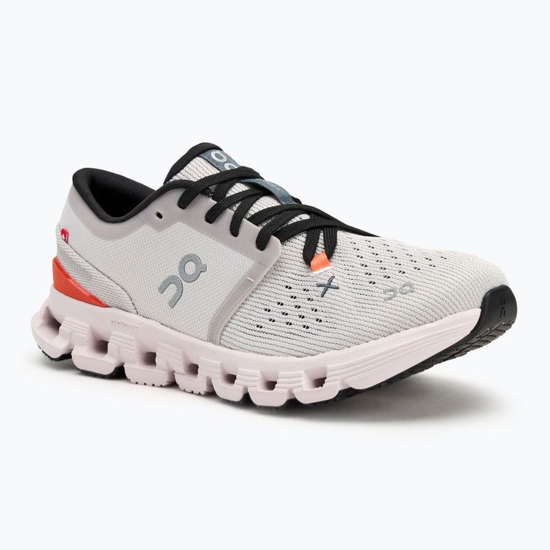 Moteriški bėgimo bateliai On Cloud X 4 silver/flame