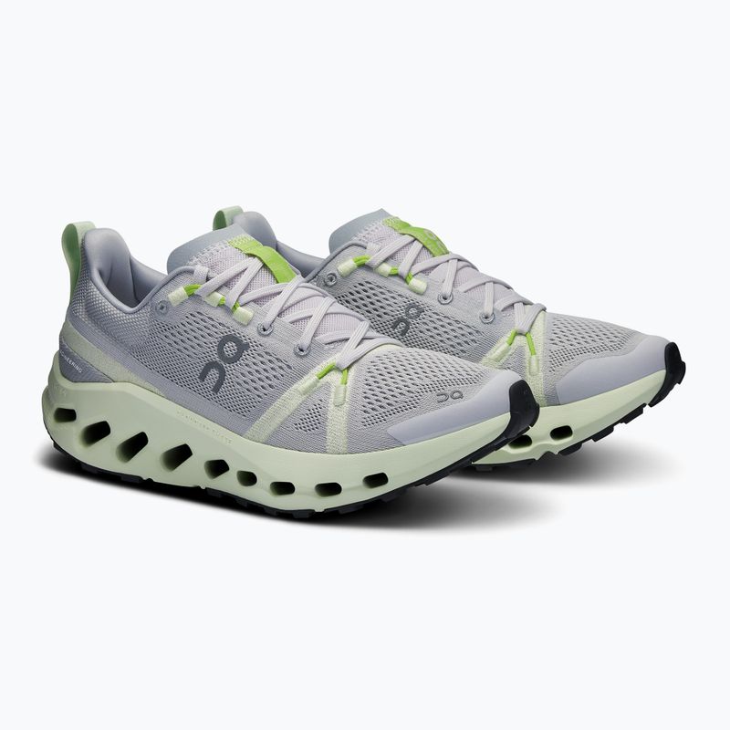 Moteriški bėgimo bateliai On Cloudsurfer Trail running shoes frost/lima 8