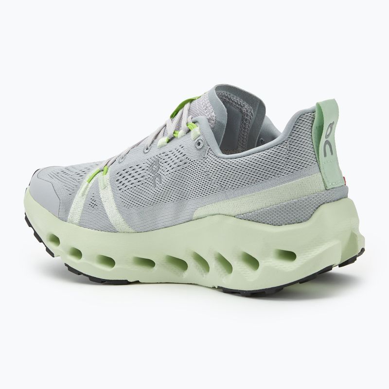 Moteriški bėgimo bateliai On Cloudsurfer Trail running shoes frost/lima 3