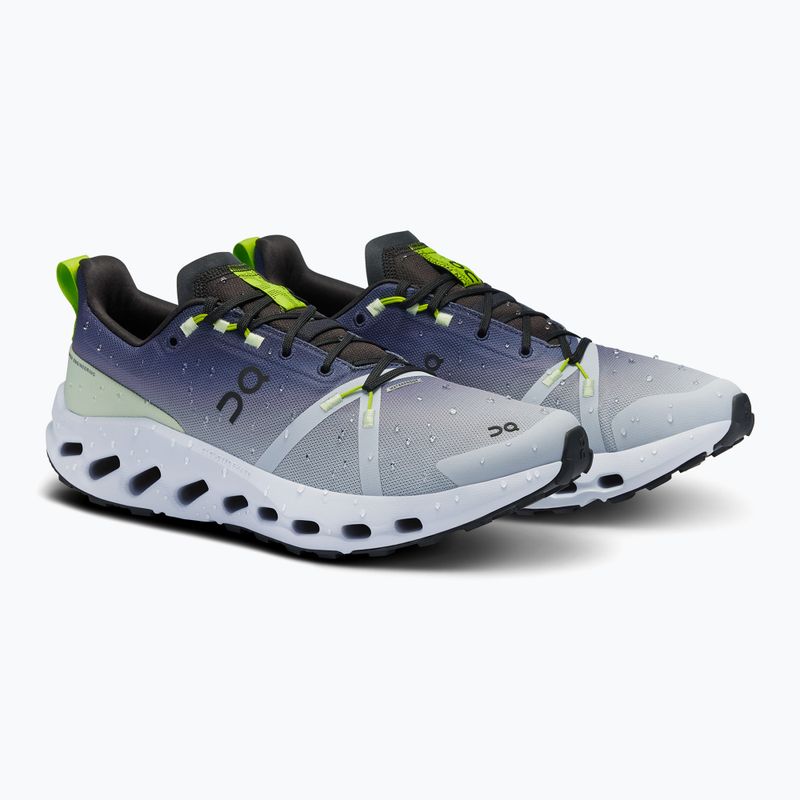 Vyriški bėgimo bateliai On Running Cloudsurfer Trail Waterproof black/heather 8