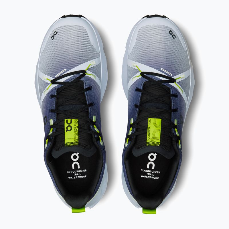 Vyriški bėgimo bateliai On Cloudsurfer Trail Waterproof black/heather 13