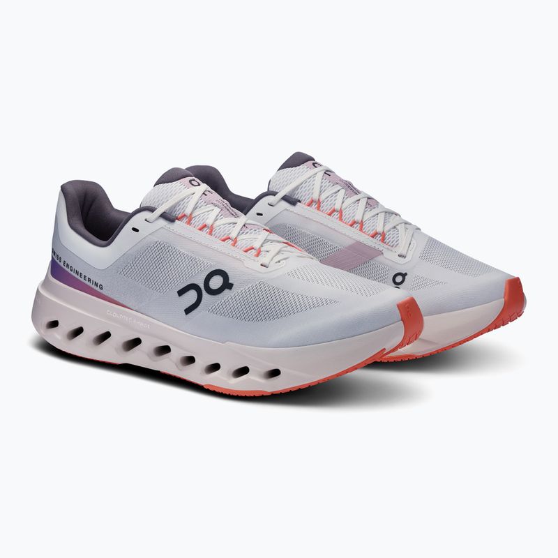 Vyriški bėgimo bateliai On Cloudsurfer Next white/flame 8