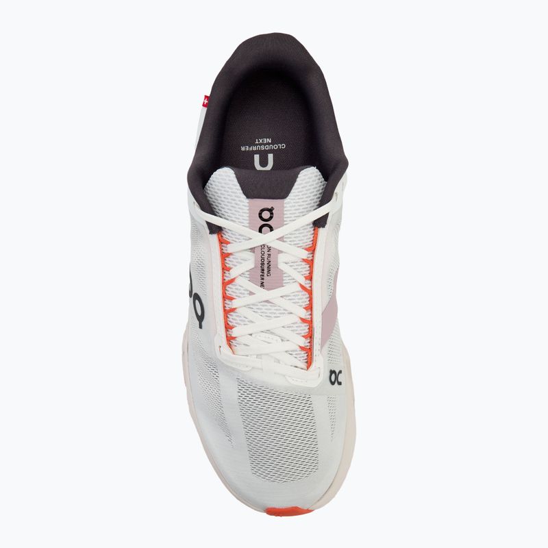 Vyriški bėgimo bateliai On Cloudsurfer Next white/flame 5