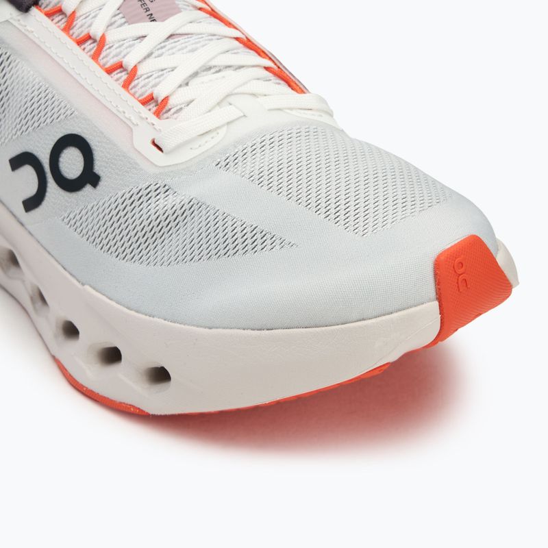 Vyriški bėgimo bateliai On Cloudsurfer Next white/flame 7