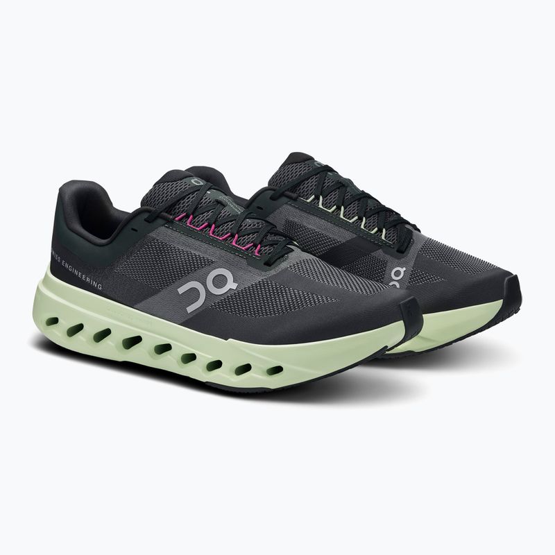 Vyriški bėgimo bateliai On Cloudsurfer Next black/lima 8
