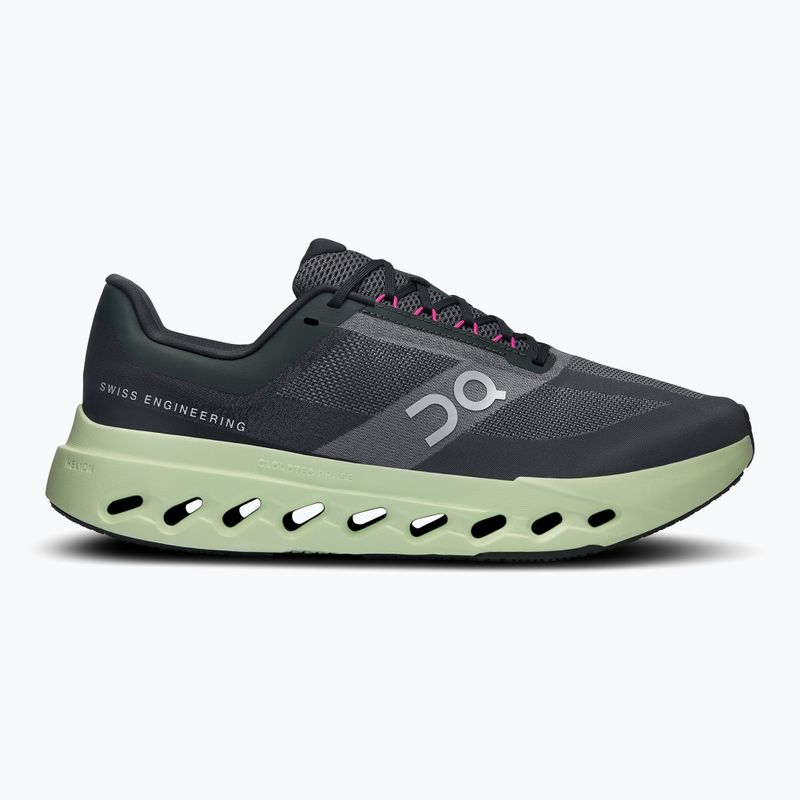 Vyriški bėgimo bateliai On Cloudsurfer Next black/lima 9