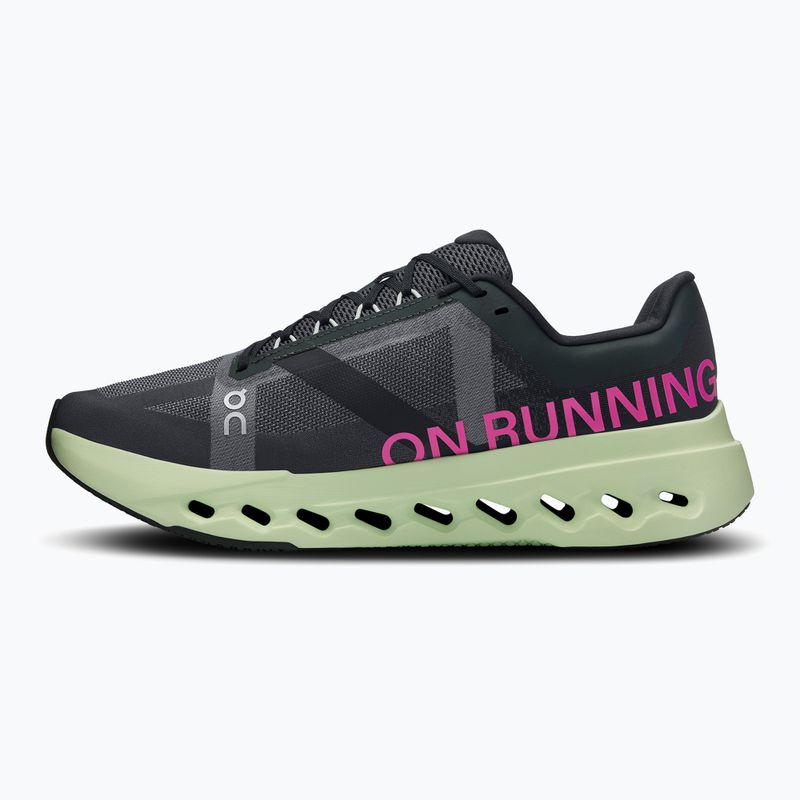 Vyriški bėgimo bateliai On Cloudsurfer Next black/lima 10