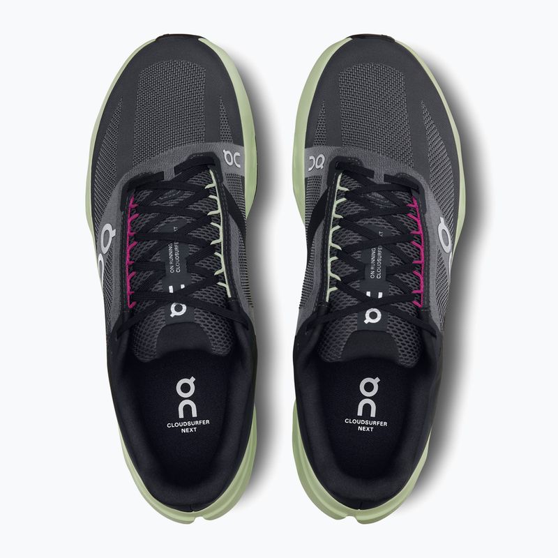 Vyriški bėgimo bateliai On Cloudsurfer Next black/lima 13
