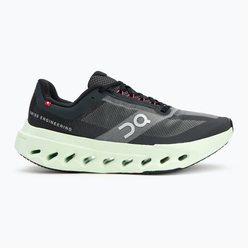 Vyriški bėgimo bateliai On Cloudsurfer Next black/lima 2
