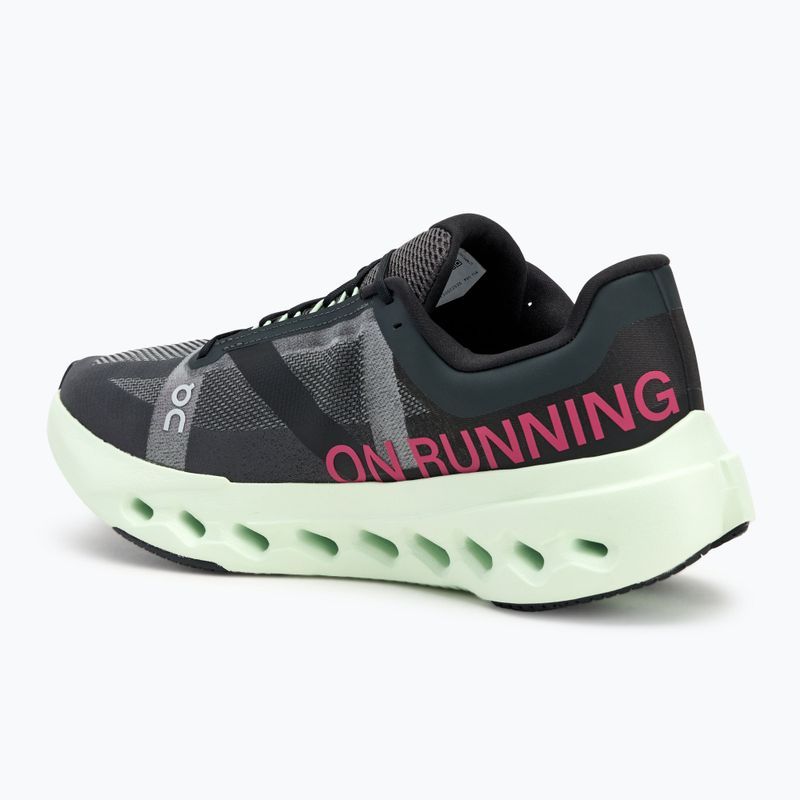 Vyriški bėgimo bateliai On Cloudsurfer Next black/lima 3