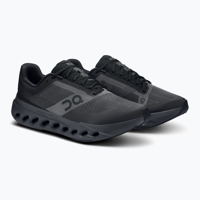 Vyriški bėgimo bateliai On Cloudsurfer Next Wide black/eclipse