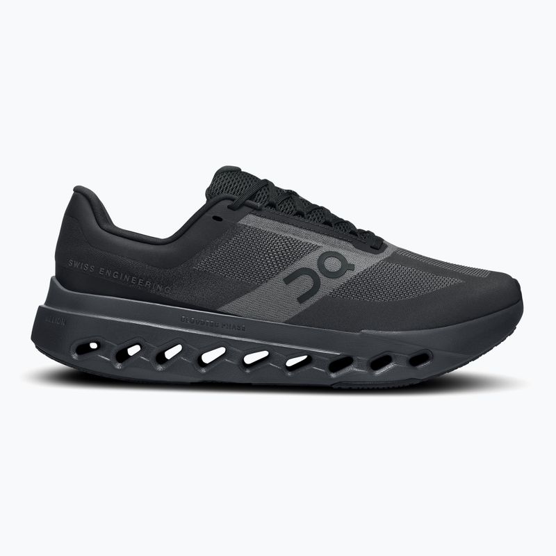 Vyriški bėgimo bateliai On Cloudsurfer Next Wide black/eclipse 2