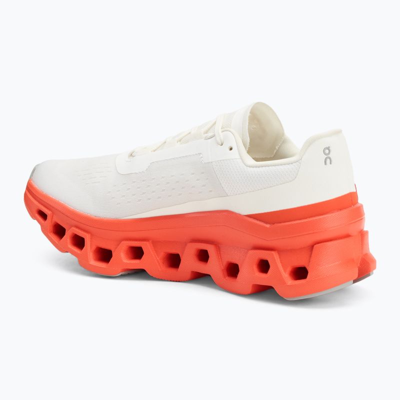 Moteriški bėgimo batai On Cloudmonster white/flame 3