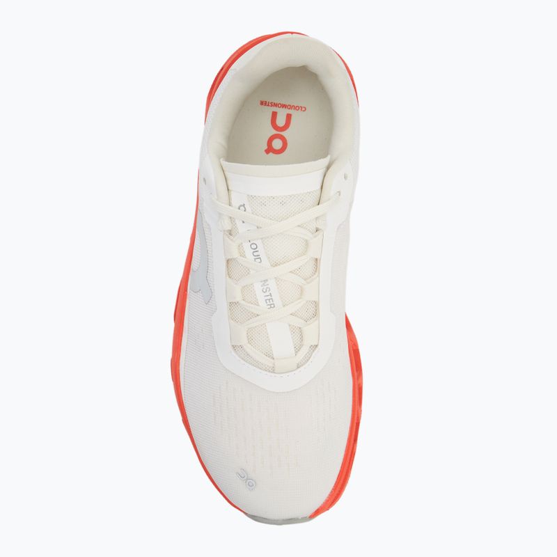 Moteriški bėgimo batai On Cloudmonster white/flame 5