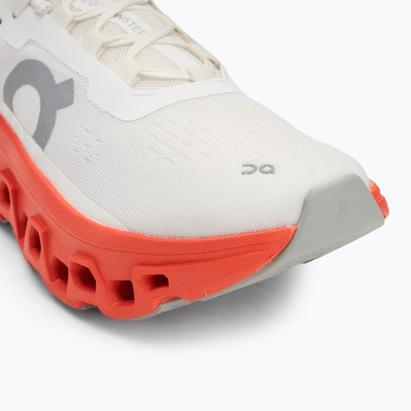 Moteriški bėgimo batai On Cloudmonster white/flame 7