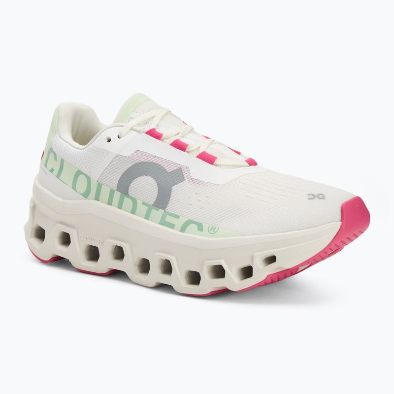 Moteriški bėgimo batai On Cloudmonster white/lima