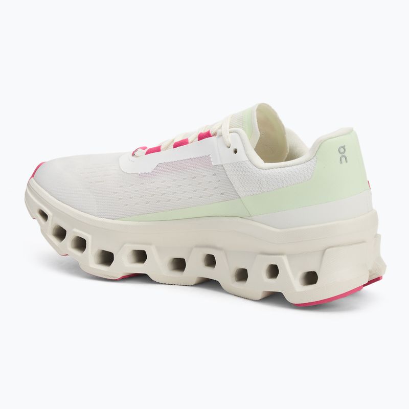 Moteriški bėgimo batai On Cloudmonster white/lima 3