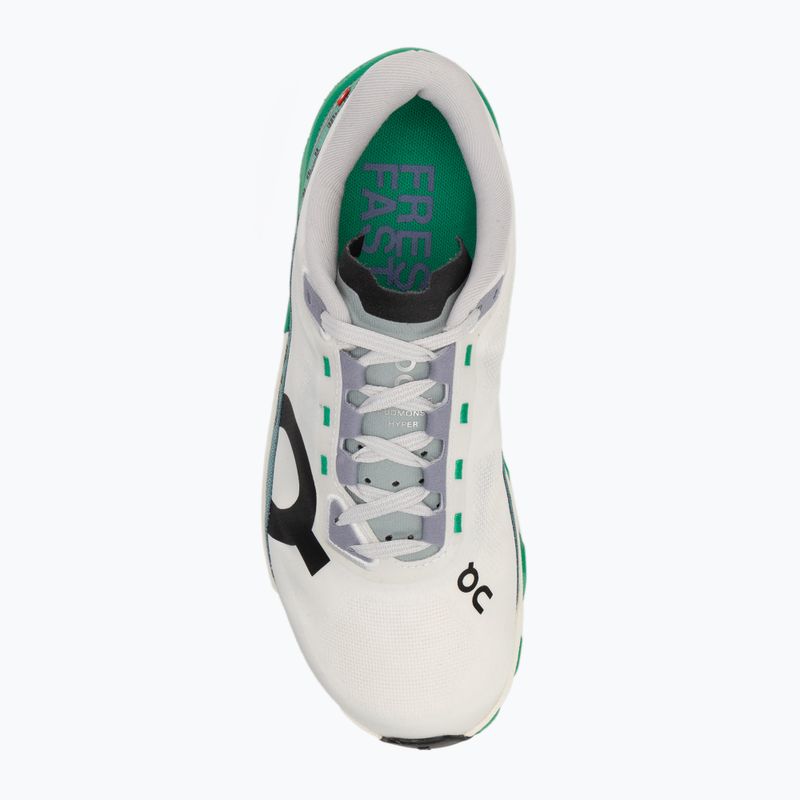 Moteriški bėgimo bateliai On Cloudmonster Hyper white/mint 5