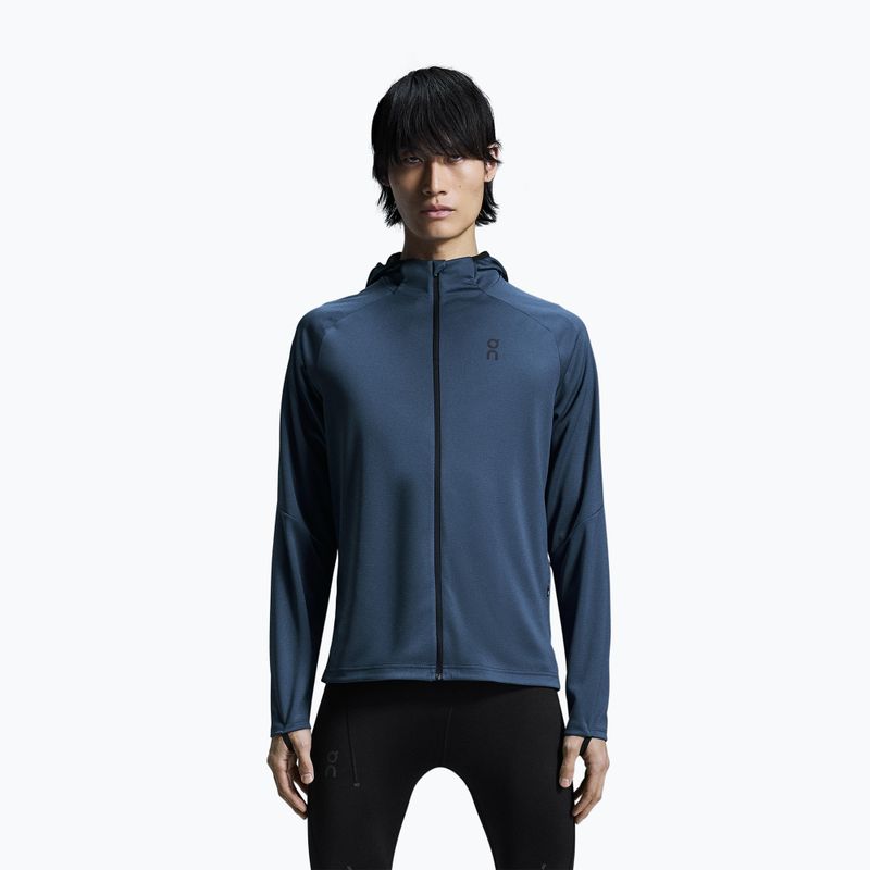 Vyriškas bėgimo džemperis On Climate Zip Hoodie blue