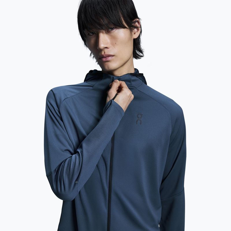 Vyriškas bėgimo džemperis On Climate Zip Hoodie blue 4