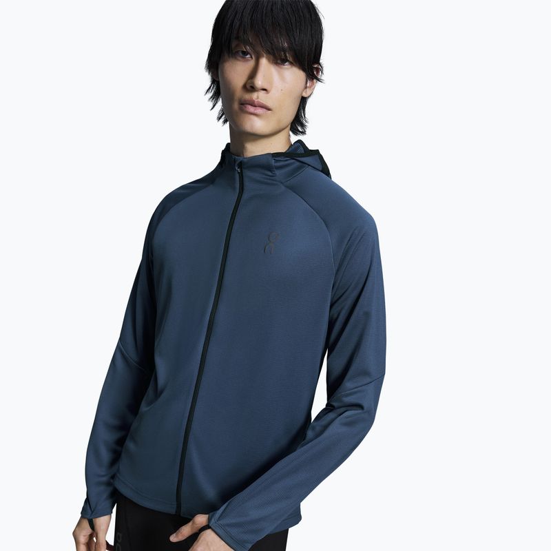 Vyriškas bėgimo džemperis On Climate Zip Hoodie blue 5