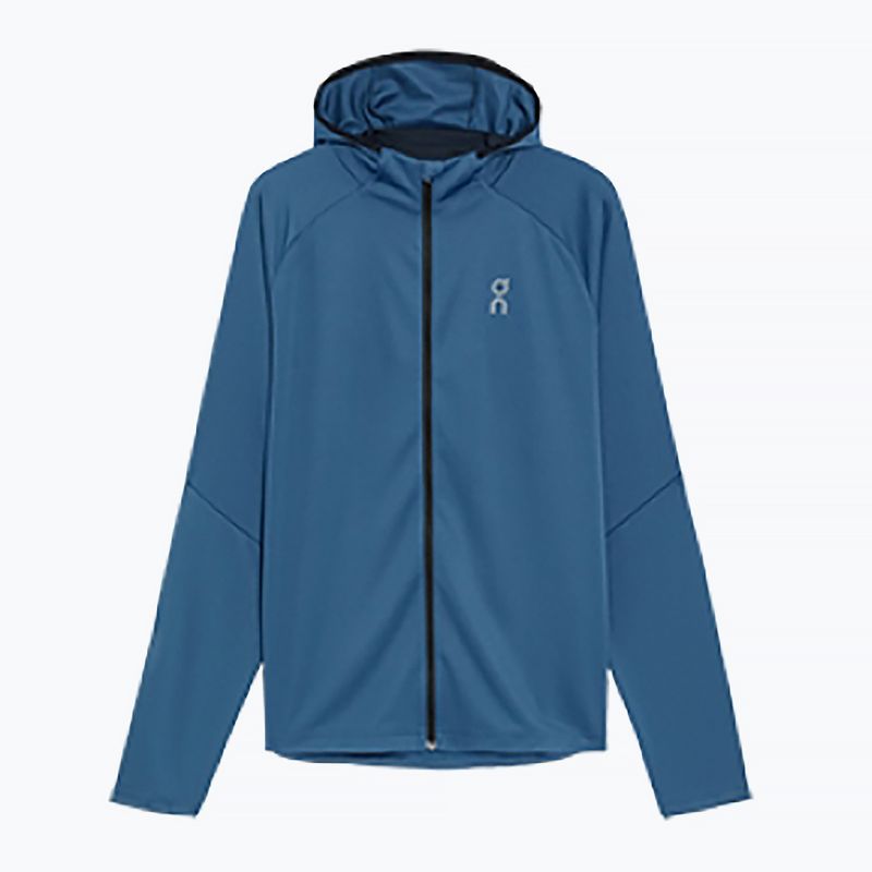 Vyriškas bėgimo džemperis On Running Climate Zip Hoodie blue 8