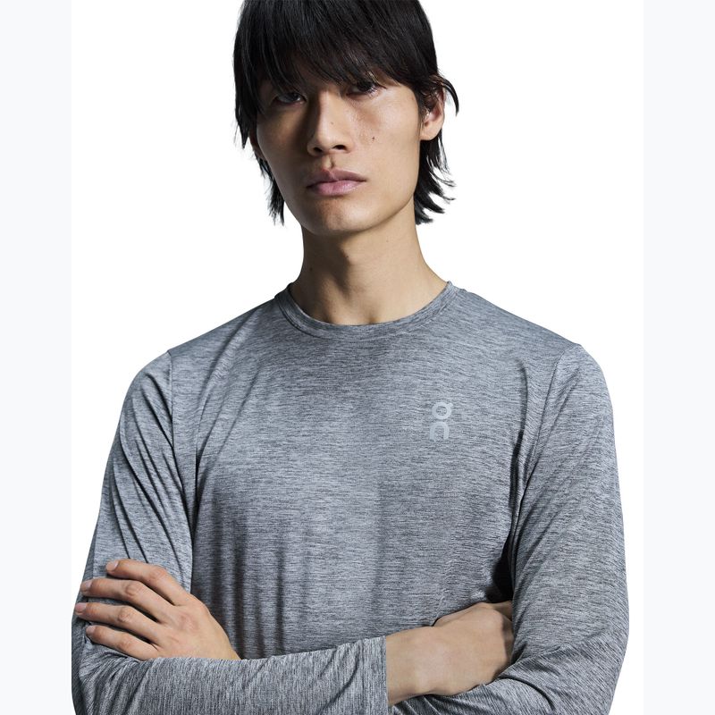 Vyriški bėgimo marškinėliai ilgomis rankovėmis On Core Long-T heather gray 5