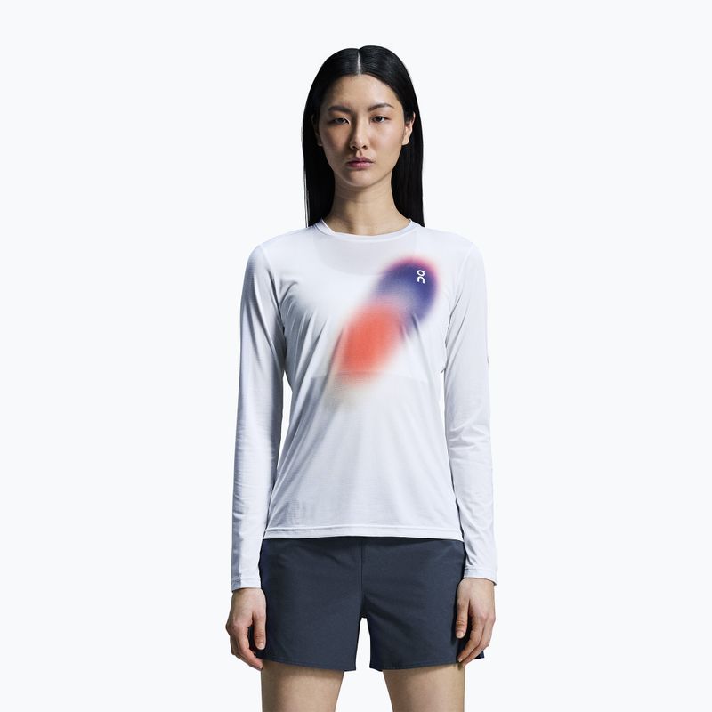 Moteriški bėgimo marškinėliai ilgomis rankovėmis On Running Core Long-T white