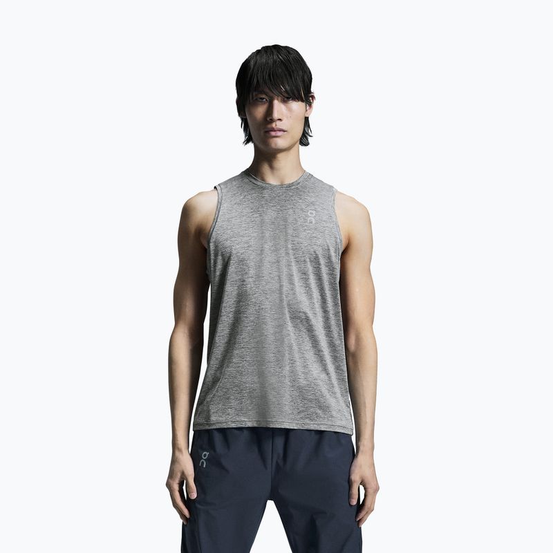 Vyriškas bėgimo tank topas On Running Core Tank heather grey