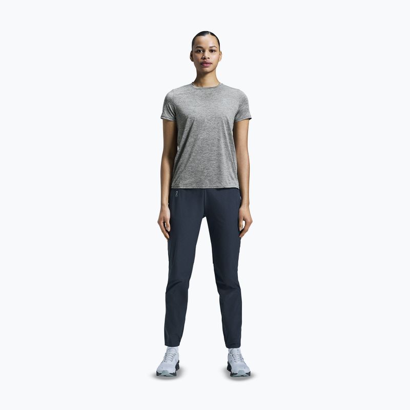 Moteriški bėgimo marškinėliai On Core-T heather gray 2