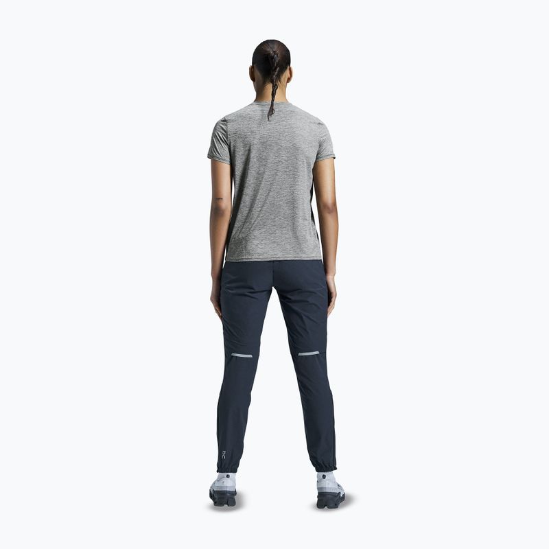 Moteriški bėgimo marškinėliai On Core-T heather gray 3