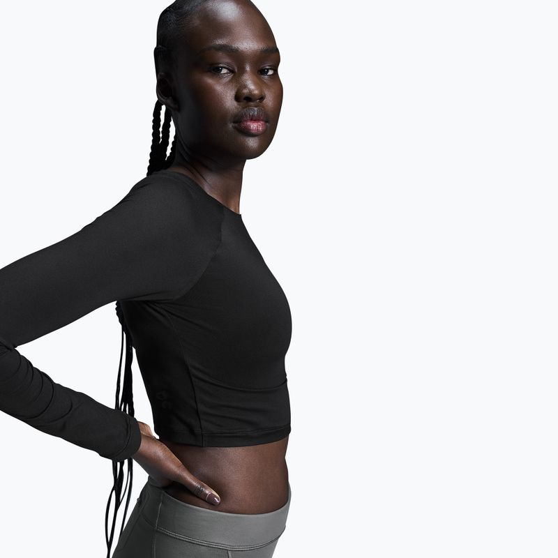 Moteriškas bėgimo topas On Movement Long-T Crop black 5