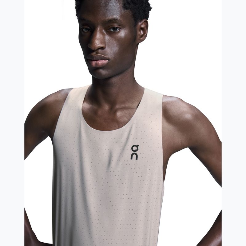 Vyriškas bėgimo tank topas On Race Singlet pearl 5