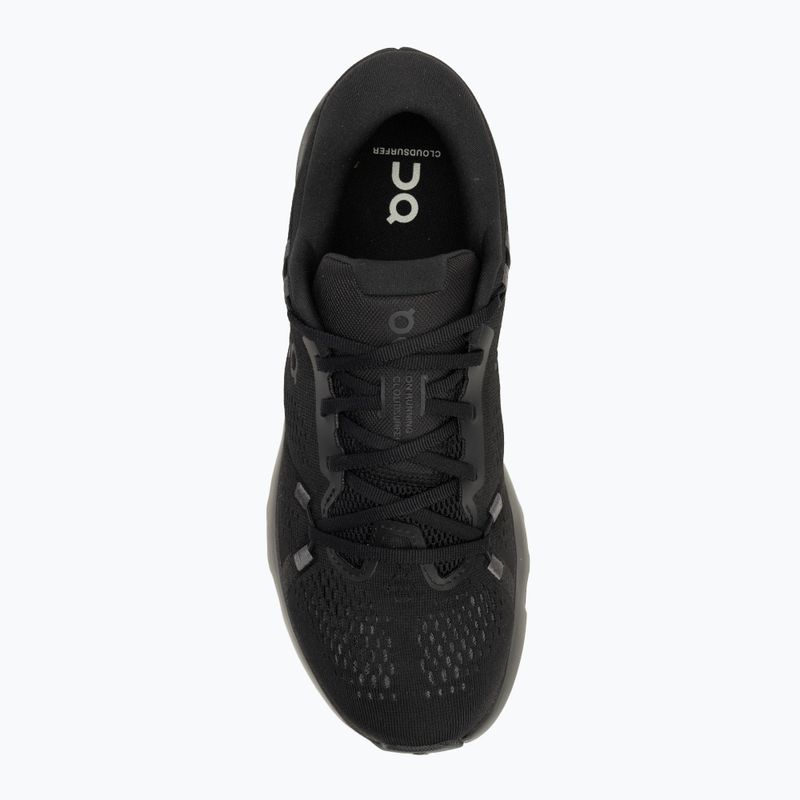 Vyriški bėgimo bateliai On Cloudsurfer 2 black/black 5