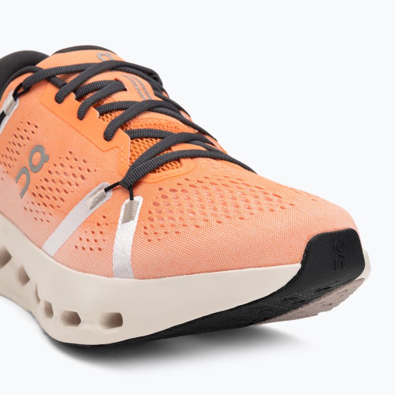Vyriški bėgimo bateliai On Cloudsurfer 2 tangerine/ivory 7