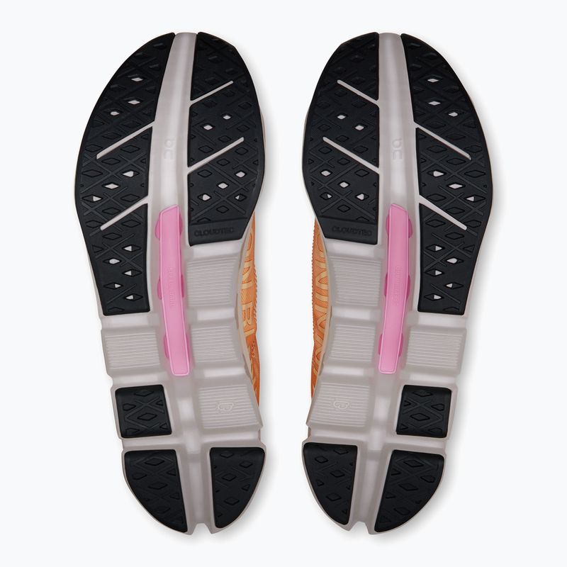 Moteriški bėgimo batai On Cloudflow 5 tangerine/silver 10