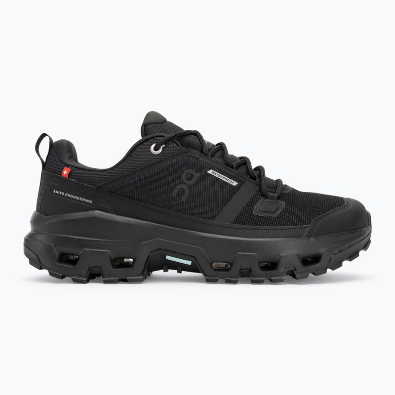 Vyriški batai On Running Cloudrock Low Waterproof black/black 2