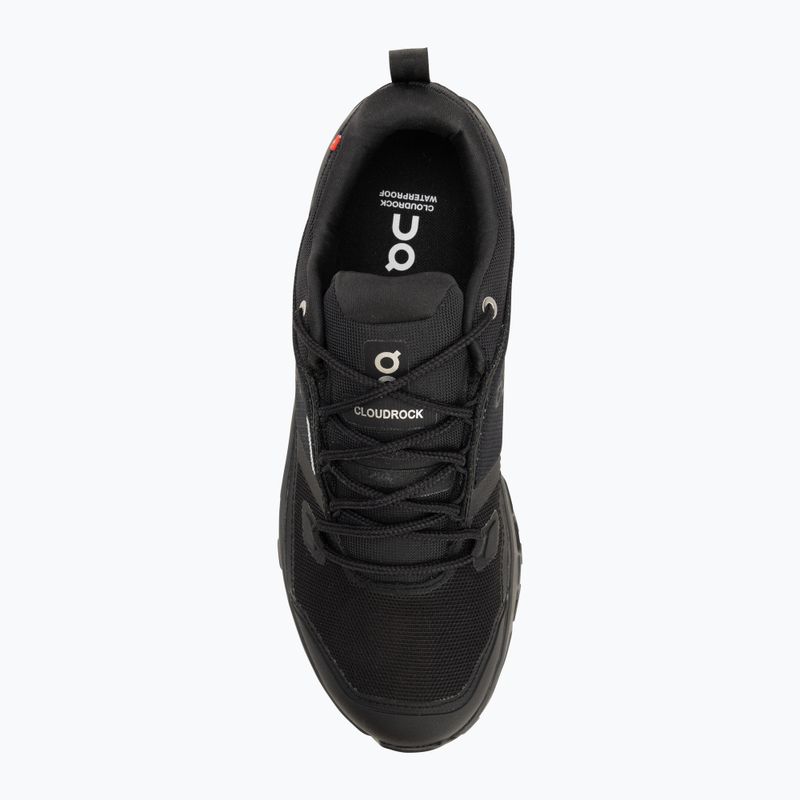 Vyriški batai On Running Cloudrock Low Waterproof black/black 5