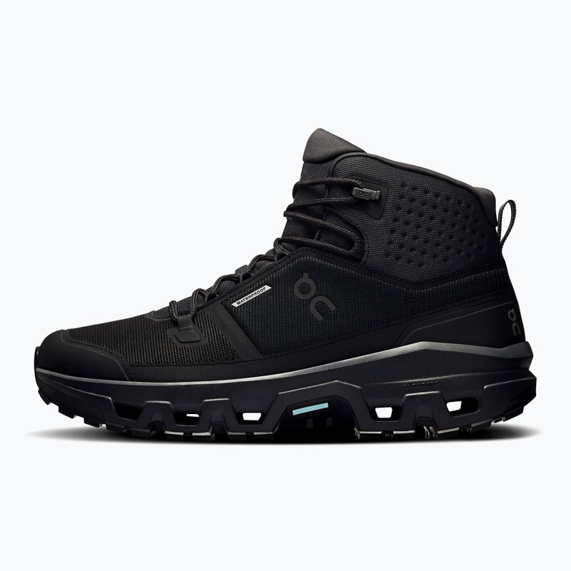 Vyriški batai On Running Cloudrock Mid Waterproof black/black 2