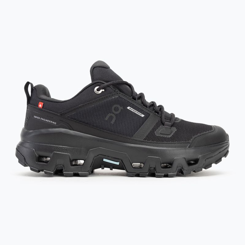 Moteriški batai On Running Cloudrock Low Waterproof black/black 2